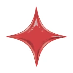 20 inch (51 cm) Qualatex Starpoint metallic folie ballonnen