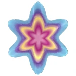 22 inch (56 cm) Grabo Star Lilac Aura folie ballon