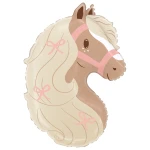 23 inch (58 cm) Grabo Boho Pony Head folie ballon