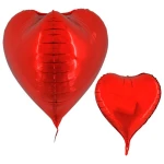 23 inch (58 cm) Grabo 3D Heart Red folie ballon