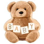 24 Inch (61 cm) Grabo Baby Teddy Bear folie ballon
