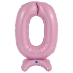 25 inch (64 cm) Grabo Standups Numbers Pastel Pink folie ballonnen