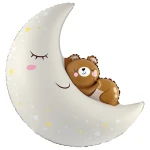 39 inch (98 cm) De Ballonnerie Bear Moon folie ballon