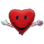 26 inch (65 cm) De Ballonnerie Love and Hug folie ballon