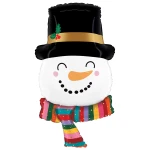27 inch (69 cm) Grabo Joyful Snowman folie ballon