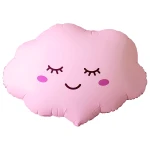 27 inch (69 cm) De Ballonnerie Cloud Matte Pink folie ballon