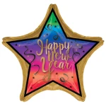 28 inch (71 cm) Anagram Colorful New Year folie ballon