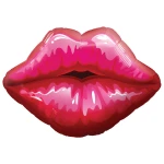 28 inch (71 cm) De Ballonnerie Big kiss folie ballon