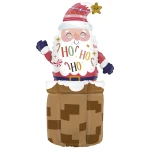 28 Inch (71 cm) Grabo The Standups Adorable Santa folie ballon