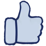 28 Inch (71 cm) Grabo Thumbs Up folie ballon