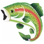 29 Inch (74 cm) Grabo Rainbow Trout folie ballon