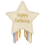 29 inch (74 cm) Grabo Starburst Birthday folie ballon