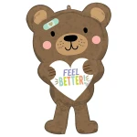 30 inch (76 cm) Anagram Feel Better Bear folie ballon