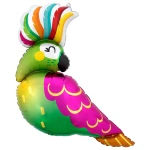 30 inch (76 cm) Anagram Tropical Parrot folie ballon