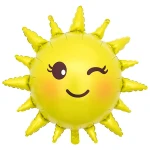 30 inch (76 cm) De Ballonnerie Winking Sun folie ballon