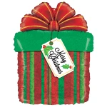 30 Inch (76 cm) Grabo Christmas Present folie ballon