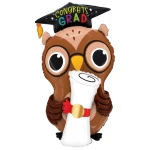 30 inch (76 cm) Grabo Grad Owl Diploma folie ballon