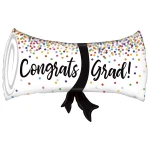 31 inch (79 cm) Grabo Grad Confetti Diploma folie ballon