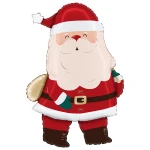 31 Inch (74 cm) Grabo Santa Claus folie ballon