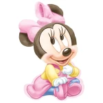 33 inch (84 cm) Anagram Baby Minnie Mouse Girl folie ballon