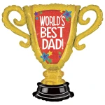 33 Inch (84 cm) Grabo World's Best Dad Trophy