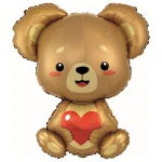33 inch (85 cm) De Ballonnerie Love Bear folie ballon