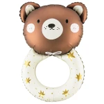 34 Inch (88 cm) PartyDeco Teddy rattle Folie ballon