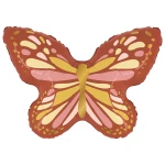 35 inch (89 cm) Grabo Boho Butterfly folie ballon