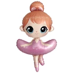 35 inch (95 cm) De Ballonnerie Ballerina folie ballon