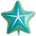 36 inch (91 cm) Betallic Starfish folie ballon