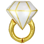 36 inch (92 cm) Flexmetal Ring Gold folie ballon