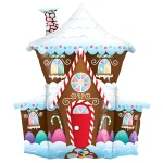 37 Inch (94 cm) Qualatex Decorated Gingerbread House folie ballon