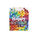 38 x 32,2 x 38,5 cm Birthday Confetti ballonnendoos (18 inch ballon)