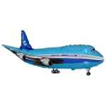 39 inch (100 cm) De Ballonnerie Plane Blue folie ballon