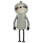 39 Inch (99 cm) Grabo Balloon Friends Sloth Airwalker