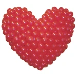 4 ft. BalloonPro heart ballonnen net