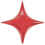 40 inch (102 cm) Qualatex Starpoint metallic folie ballonnen