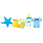 41 inch (104 cm) Qualatex Baby Boy Garland folie ballon