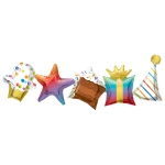 41 inch (104 cm) Qualatex Birthday Garland folie ballon