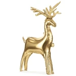 49 inch (124 cm) PartyDeco Standup Reindeer Gold folie ballon