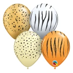 5 Inch (13 cm) Qualatex Safari Assortment ballonnen