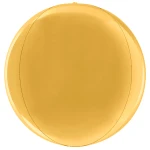 50 inch (127 cm) De Ballonnerie 4D Globe Gold folie ballon
