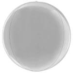 50 inch (127 cm) De Ballonnerie 4D Globe Silver folie ballon