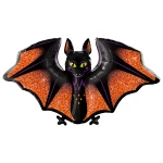 50 Inch (127 cm) Qualatex Glitzy & Glam Bat folie ballon