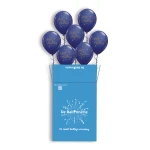 7 heliumballonnen in een doos | Birthday Elegant Sparkles & Swirls (#28702)