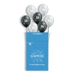 7 heliumballonnen in een doos | Confetti 18 (#25064)