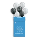 7 heliumballonnen in een doos | Congratulations Elegant (#36989)