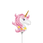 9 inch (22 cm) Anagram Air-filled Magical Unicorn folie ballon