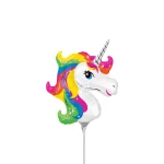 9 inch (22 cm) Anagram Air-filled Unicorn folie ballon