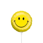 9 inch (23 cm) Grabo Air-filled Smiley Face folie ballon